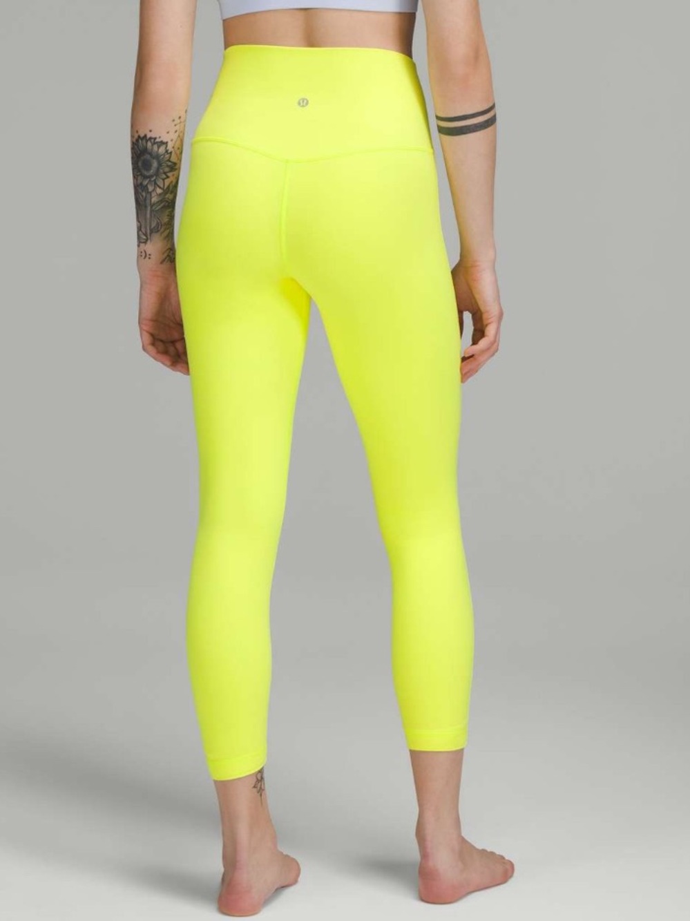 #190 Lululemon Align HR Pant 25” Electric Lemon 14 NWOT